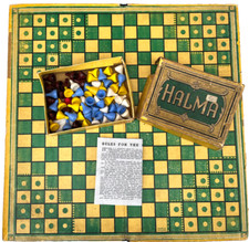 Halma vintage board game c 1950's - Christmas Family Fun