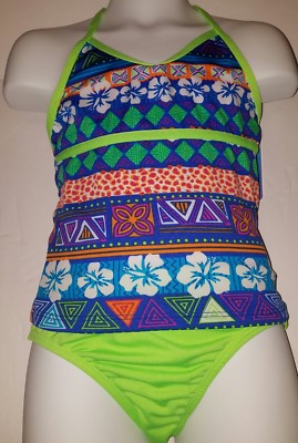 bright colored tankini swimsuits
