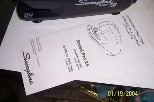 Swingline Speed Pro 25 Electric Stapler open box - Picture 2 of 3