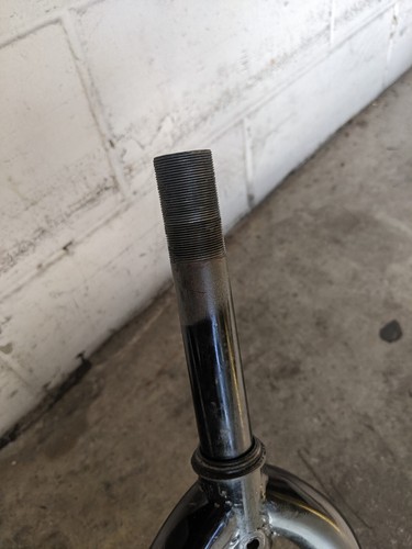 Mongoose Axe Old School BMX Forks / 20" 3/8 axel / quilt stem / Gt/ Haro / Se - Picture 8 of 11