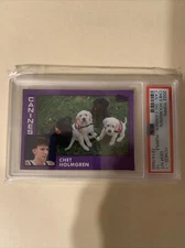 2022 Topps Chet Holmgren OKC Thunders Canines purple parallel # 7/25 PSA 10