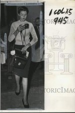 1959 Foto stampa ex pilota fidanzata di Peter Townsend, Mary-Luce Jamagne