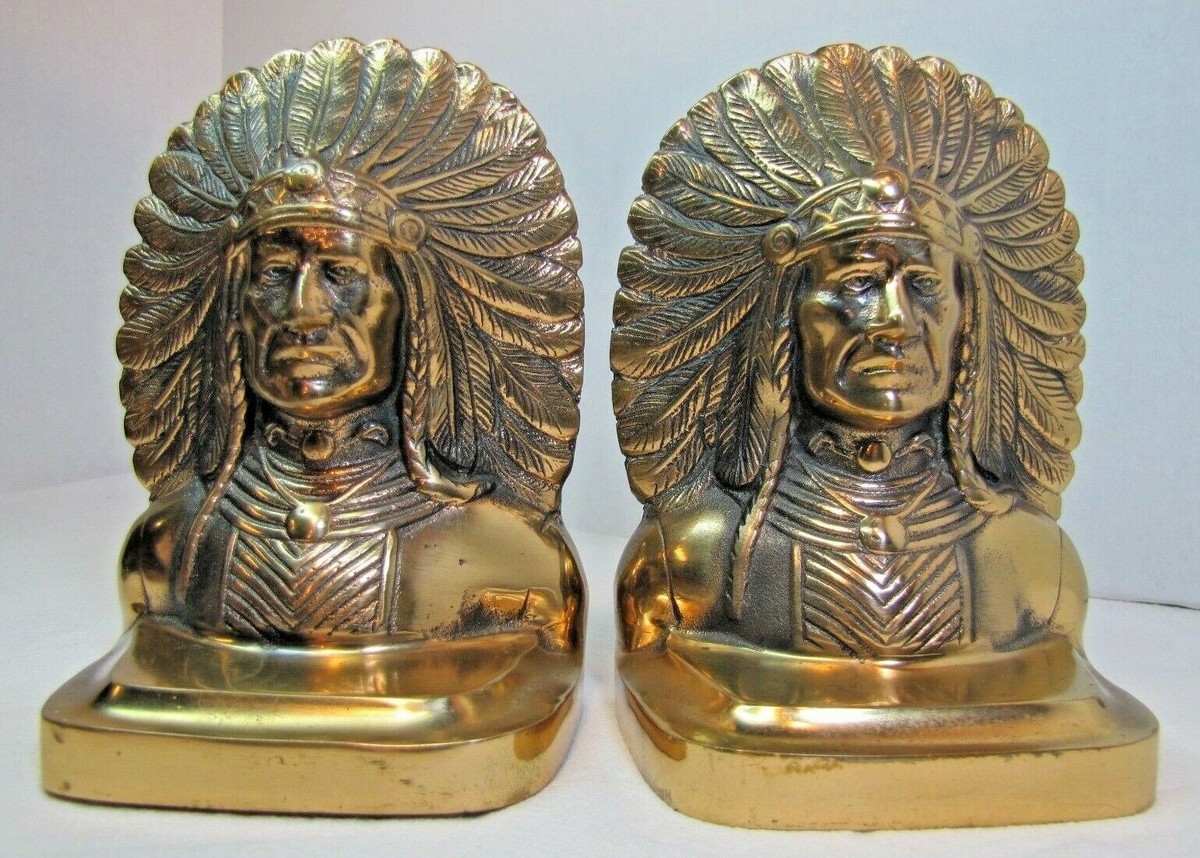 アンティーク雑貨 Indian Chief Chalkware Bookend アンティーク雑貨 Indian Chief Chalkware Bookend Vintage