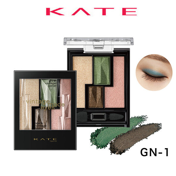 [KANEBO KATE] Vintage Mode Eyes GN1 4 Shades Eyeshadow Palette 3.3g