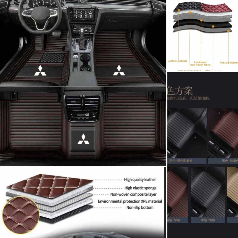 For Mitsubishi ASX/RVR 2011-2024 Car Floor Mats Waterproof Custom Carpets Liners - Изображение 2 из 4