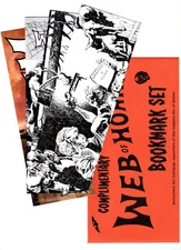 Complete Web of Horror - 4-bookmark set - Kaluta, Wrightson, Jones, etc. - RARE!