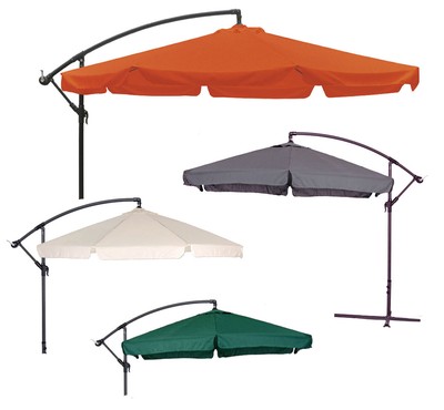 Ampelschirm O 3 5m Schirm Sonnenschirm Ca 350cm Gartenschirm Volant Kurbel Neu Ebay Sonnenschirm 3 5m Mit Kurbel