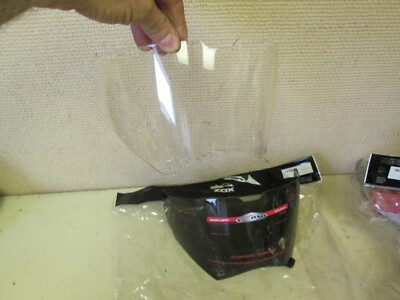 ZOX HELMET VISOR / FACE SHIELD - 1 CLEAR + 1 SMOKE RUSH FX / RX / SFX DUAL SPORT