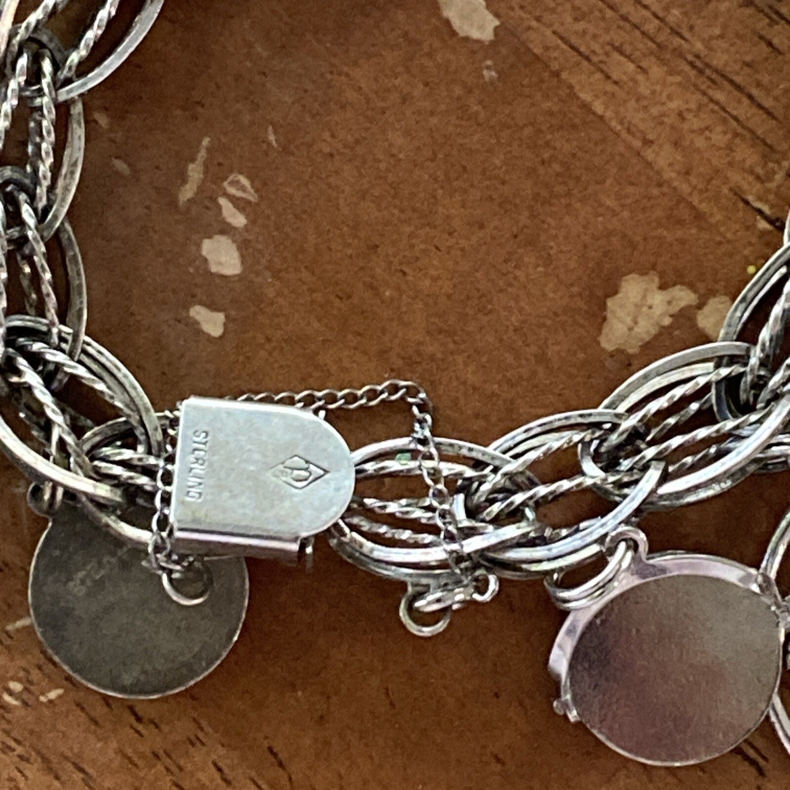 Solid Cable Sterling Excellent Condition Charm Br… - image 15