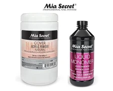Mia Secret Liquid Monomer 16 oz & Cover Natural 1.5 lb