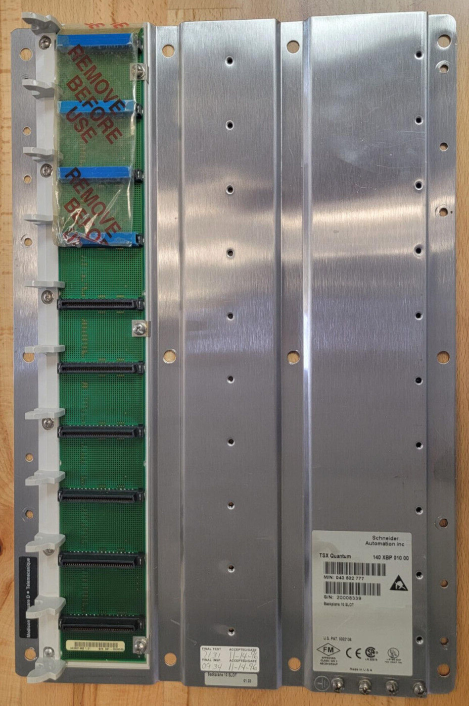 SCHNEIDER ELECTRIC 140-XBP-010-00