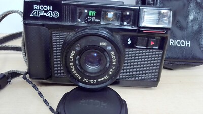 Vintage Ricoh AF-40 F/2.8 38mm Color Rikenon Lens Point & Shoot