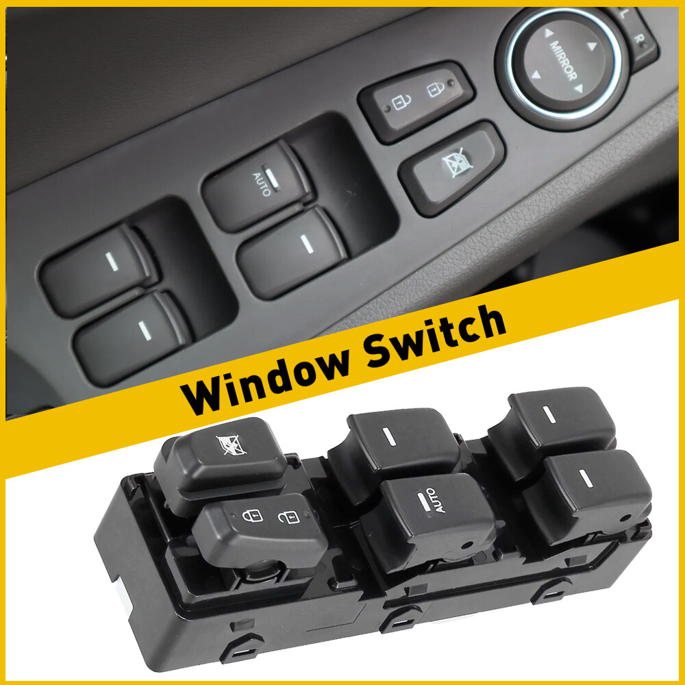 2011-2015 Hyundai Sonata Driver Side Left Window Switch Control Panel
