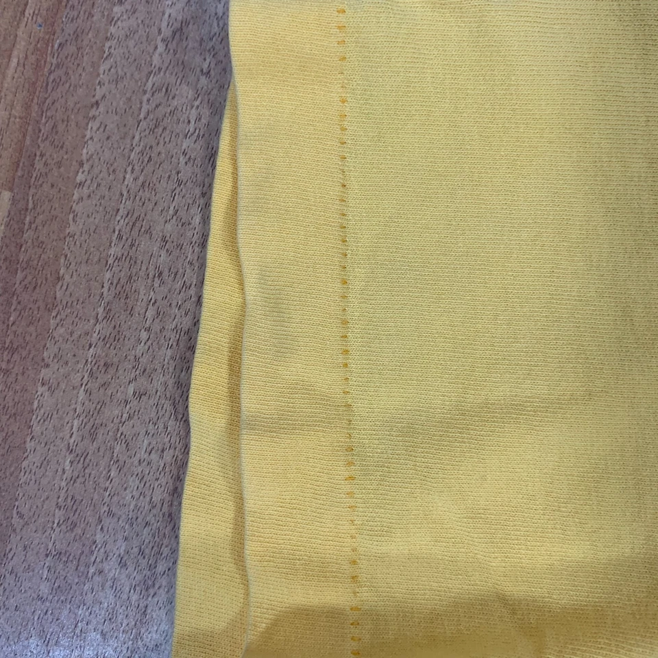 Camisa De Colección Fruit Of The Loom Para Hombres Extra Grande Lisa Amarilla Puntada Única Camiseta EE. UU. Foto 4 de 4