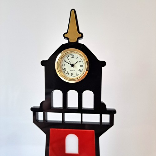 Nautical Lighthouse Clock. Seaside Lighthouse Clock. Nautical Decor. - Picture 5 of 22