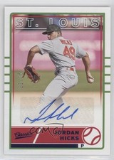 2020 Panini Chronicles Classics Auto Blue 21/25 Jordan Hicks #CA-JH Auto on6