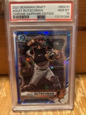 2021 Bowman Chrome Draft Sapphire Edition - Adley Rutschman #BDC-31 (RC)