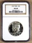 1967 SMS KENNEDY HALF DOLLAR NGC MS68 833012