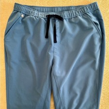 FIGS Tansen Jogger Scrub Pants Men  s Size XXL Blue Medical Workwear Nurse Scrubs