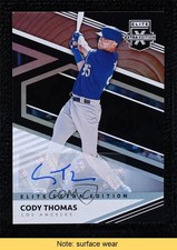 2020 Panini Elite Extra Edition Signatures Cody Thomas #109 Auto READ uk2