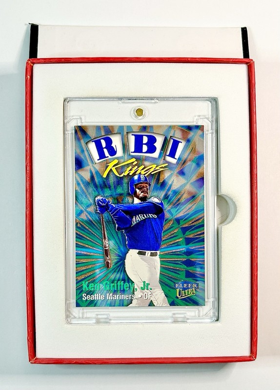 1999 Fleer Ultra RBI Kings Ken Griffey Jr EMBOSSED BLUE SP - Mariners - HOF SP
