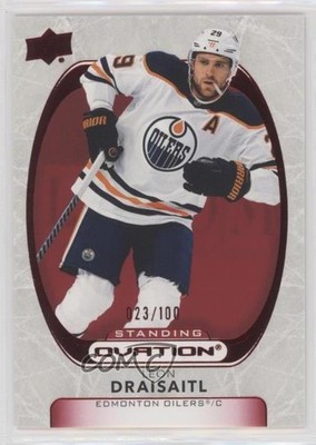 2021-22 Upper Deck Ovation Red Standing Ovation 23/100 Leon Draisaitl #79 2de