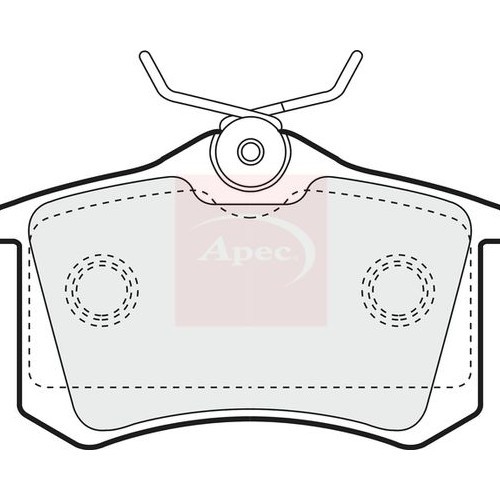For CITROEN C8 EA EB 2002 on BRAKE PADS (REAR) (R90) PAD1256