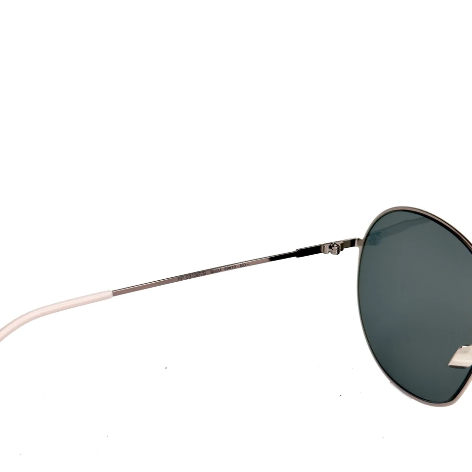 Gafas de sol redondas de metal planas espejadas rosa dorado FENDI 0313 EYELINE FFM0313S Foto 2 de 4