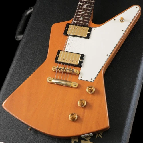 Gibson Custom Shop 1958 Explorer Mahogany Elbow Cut VOS Natural-2014-