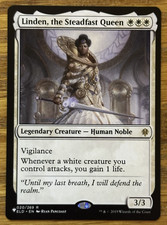 MTG Mystery Booster The List, Linden, the Steadfast Queen (Throne of Eldraine)