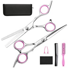 Hair Cutting Scissors Thinning Shears- Professional Barber Sharp Hair Scissor...