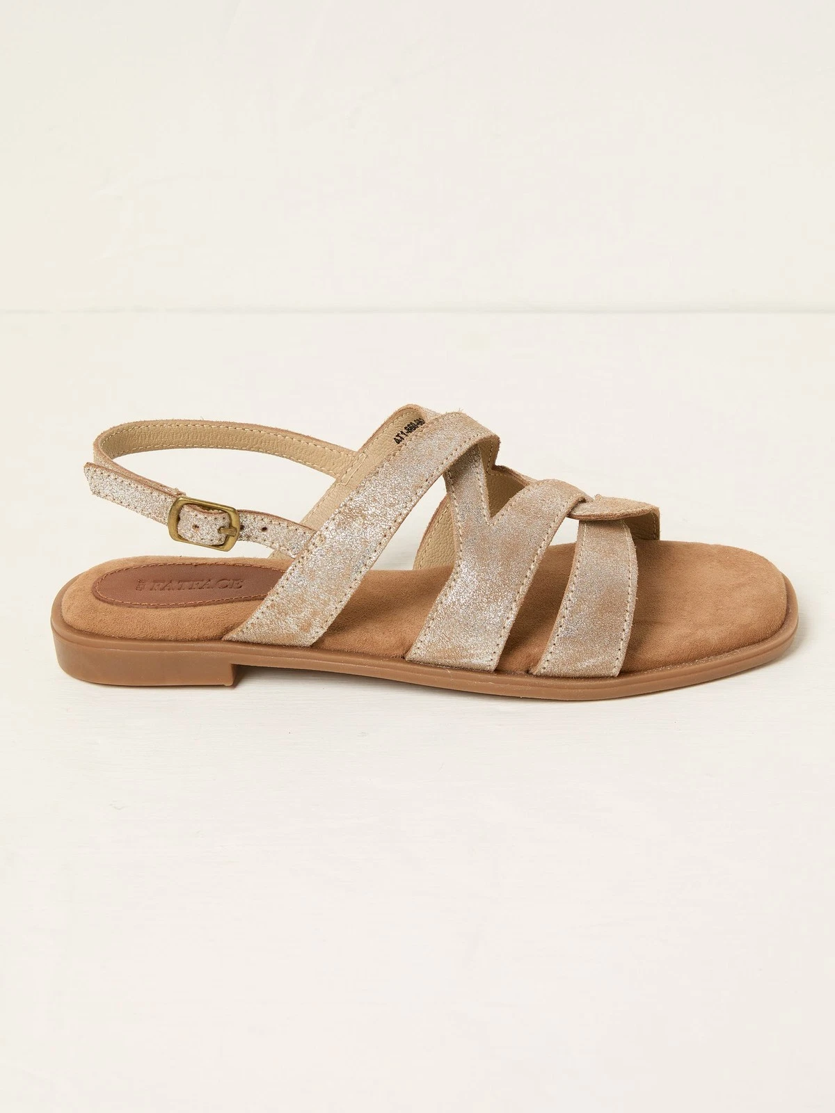 FatFace Womens Bronze Leather Plain T-bar Sandals
Opens in a new window or tab