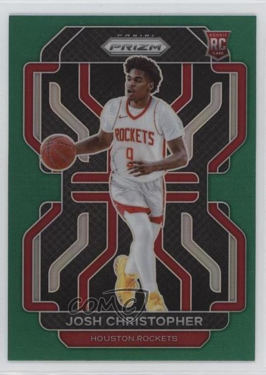 2021-22 Panini Prizm Green Prizm Josh Christopher #324 8rw