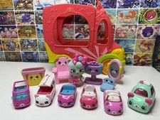 Shopkins Cutie Cars Lot Fruit Juice Truck Playset W/6 Mini Car  Accessories