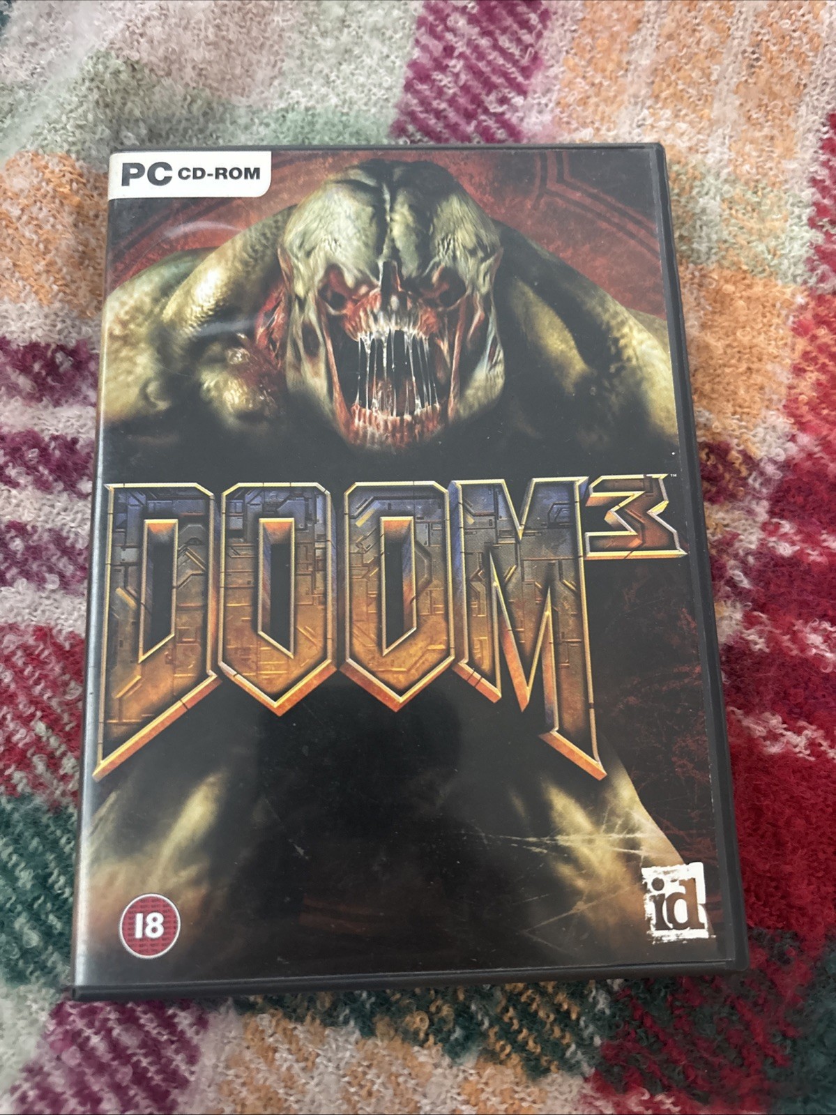 Doom 3 Game PC CD ROM 2004 ID Software Activision Vintage Classic Gaming Retro