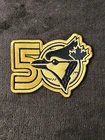 Toronto Blue Jays 50th Season Gold Commemorative Sew On Patch