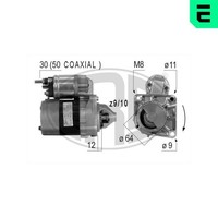 Anlasser Starter ERA 220376A FüR Fiat Ford 12V Opel Combo GroßRaumlimousine X12