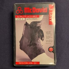 McDavid 195 Ultralight Level 3 Ankle Brace with Straps/Black Brand New Sz. M