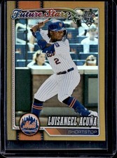 2026 Topps Luisangel Acuna Gold Rainbow Foil Future Stars #/50 Mets