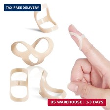 Oval Finger Splint 8 pcs, Finger Splints for Arthritis, Mallet Finger, Trigger F