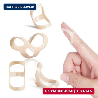 Oval Finger Splint 8 pcs, Finger Splints for Arthritis, Mallet Finger, Trigger F
