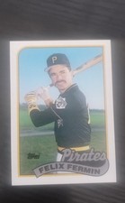 1989 Topps - Felix Fermin #303 * F * on Back