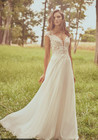 Lillian West 66077 Ivory Wedding Dress USA 14 UK 18 Pre owned