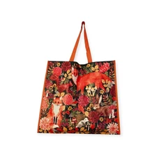 Forest Friends Fox Squirrel Hedgehog Rabbit Large Shopping Tote Bag TJMaxx 