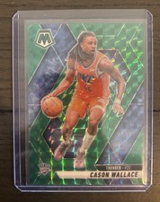2024-25 Panini Mosaic Cason Wallace Green Prizm (49)