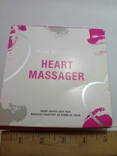 Pure Romance Heart Massager Heat Pack Sealed Inside Open Box, Unused