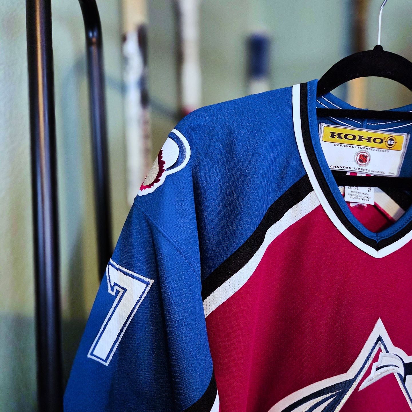 Vintage Colorado Avalanche Ray Bourque KOHO NHL Hockey Jersey