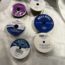 Mixed Lot 6 Ribbon Rolls