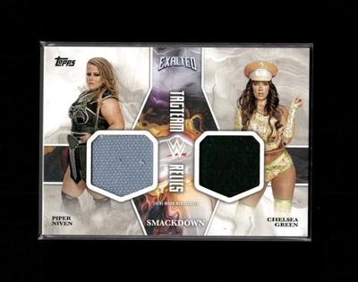 2025 Topps Exalted WWE Piper Niven & Chelsea Green #TT-NG Tag Team Relics