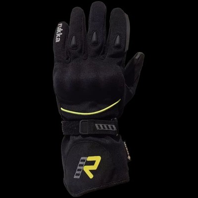 Motorrad Touring Handschuhe Rukka Virium 2.0 Gore-Tex schwarz gelb
